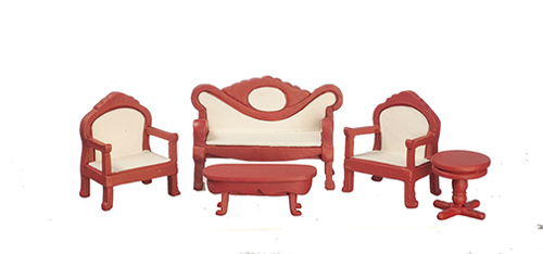 1/2" Scale  Living Room Set, 5 pc.